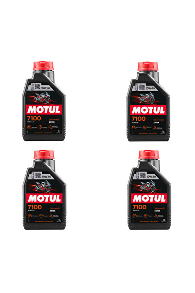 7100 10W40 4T Motosiklet Yağı 1 Lt 4 adet