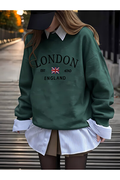 New Shine London Printed Women's Sweatshirt