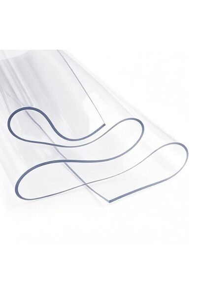 Generic 5Pcs Clear PVC Vinyl Fabric Sheet, Waterproof Transparent Vinyl for D...