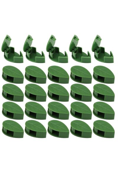 Generic 50 Pcs Plant Climbing Wall Fixture Clips, Self-Adhesive Hook Vines Tr...