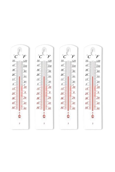 Generic 4 Pcs Wall Thermometer Indoor Outdoor, Large Dial Temperature Gauge C...