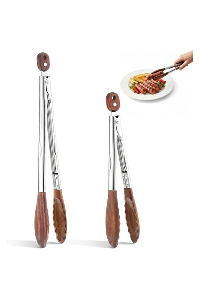 Generic SYOSI Kitchen Tongs Set, Multi-Purpose Food Serving Utensils with Wal...