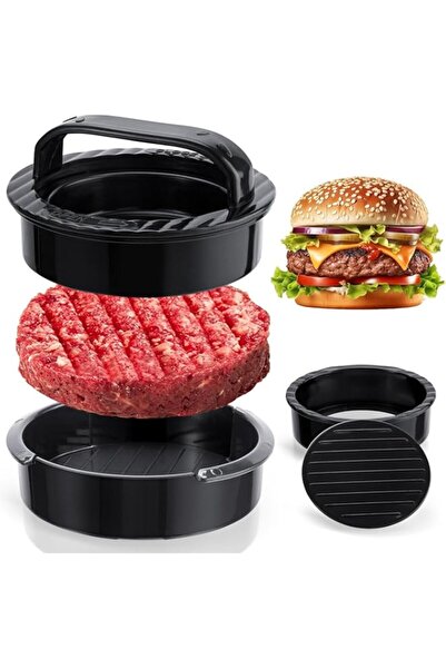 Generic Hamburger Press Patty Maker – 3-in-1 Non-Stick Patty Mold for Stuffed...