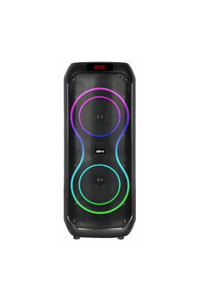 Başkenttekno GD-2801 Dijital LED Göstergeli Mikrofonlu RGB TWS Çift 8 inç Stereo Bass Kablosuz Karaoke Hoparlör