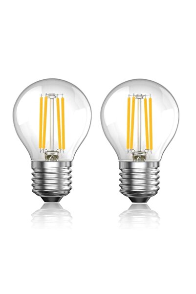 Generic Melfi 4W LED Filament Bulb, E27 Base – Warm White 2700K, Decorative V...