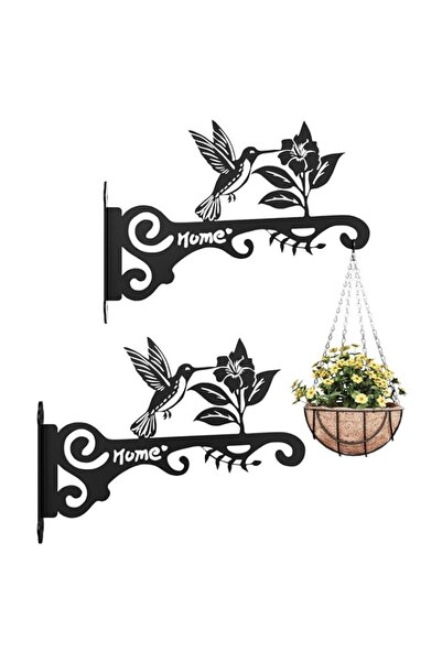 Generic Bamworld Plant Hanger Wall Mount Bracket 2 Pack Decorative Hummingbir...