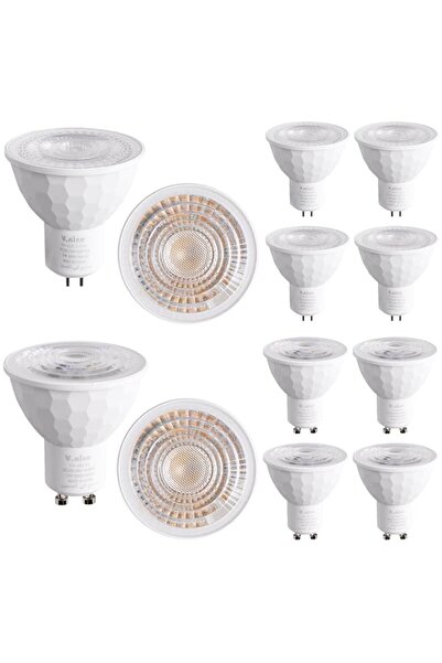 Generic V.nice MR16 GU10 LED Spotlight Bulbs 10 Pack, Non-Dimmable Recessed L...