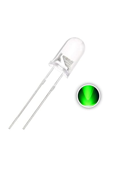 Generic KNP 5mm Crystal Green LED is a high-brightness light-emitting diode d...