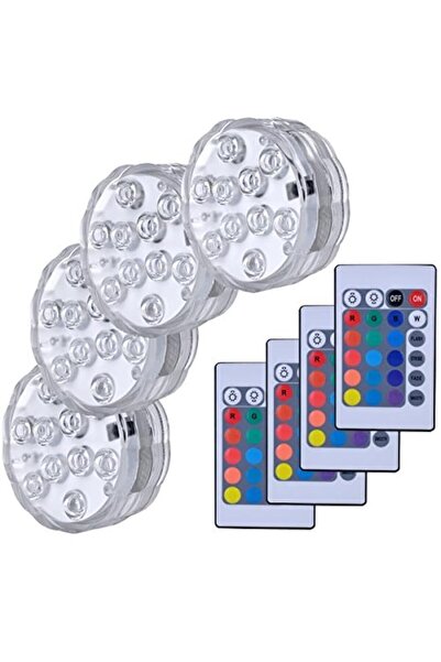 Generic Submersible Led Lights, Submersible Waterproof RGB Change Remote Cont...