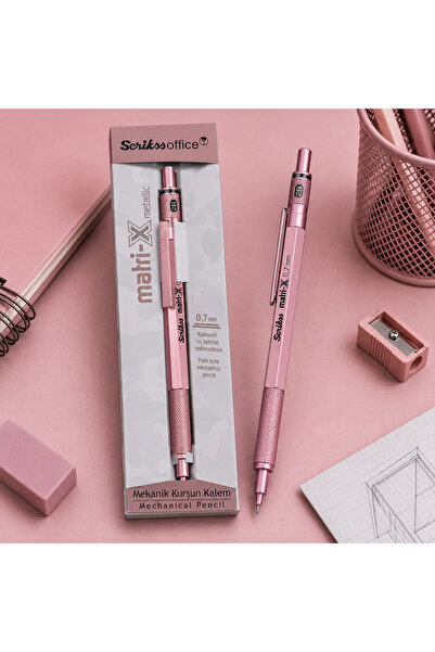 Scrikss Matrix 0.7 Versatil Pen Metallic Light Pink
