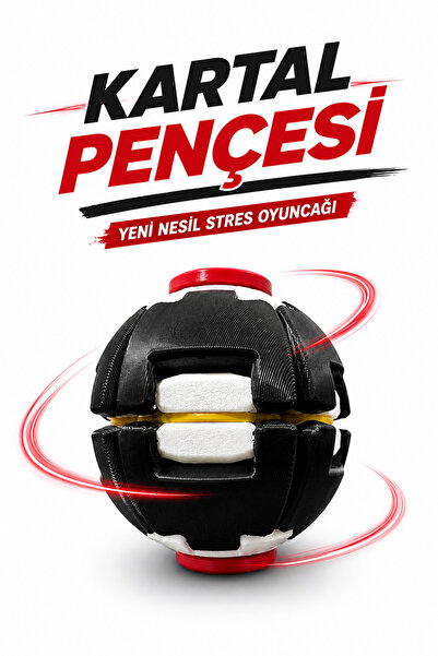 Lmz Design Kartal Pençesi Basınca Dönen Kinetik Topaç Oyuncak Stres Topu