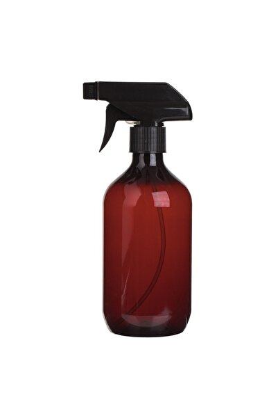 OEM Flacon pulverizator din plastic maro de 500ml cu pulverizator negru cu de...