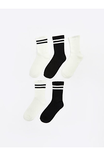 LC Waikiki Sparkling Choices from Shining Store Striped Women's Socket Socks ...