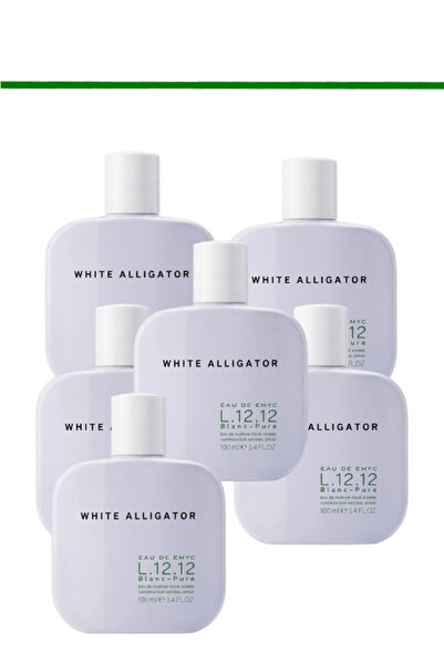 EMYC 6 Pieces White Alligator Perfume 100ML