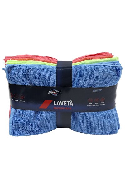 OEM Laveta auto, Carmax, pentru multisuprafete, microfibra, 40 x 30 cm, albas...