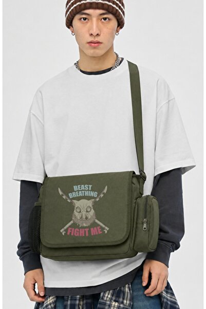 Fuddy Moda Unisex Inosuke Hašibira Demon Slayer anime torba sa štampanim motivom