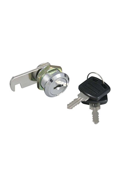 OEM Cylinder and cam lock, chrome steel, D 19 mm