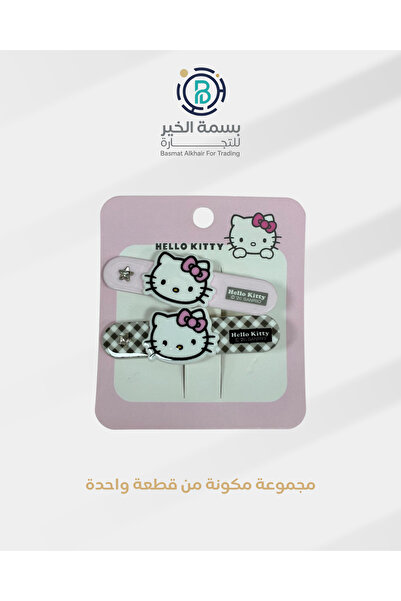 Hello Kitty طقم مشابك شعر هالو كاتي قطعة واحدة أشكال متعددة
