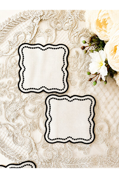 Priszizu Colorful Presentation Napkin Linen Presentation Napkin Embroidered C...