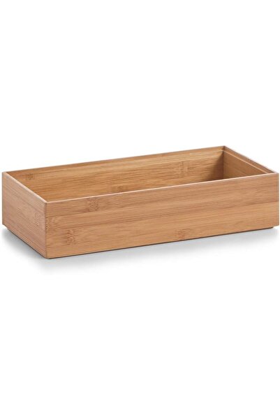 GENERAL Zeller Bamboo Storage Box 30X15X7 Cm, Multi-Colored