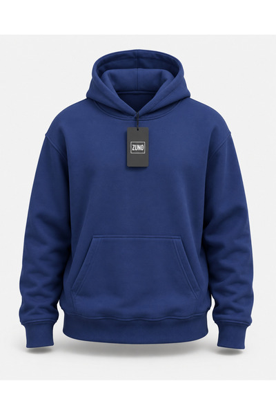 By Okat Kapüşonlu Oversize Hoodie Sweatshirt Unisex Kışlık Rahat Kesim