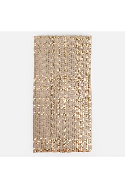 OEM Beige Gilded Braided Glasses Case