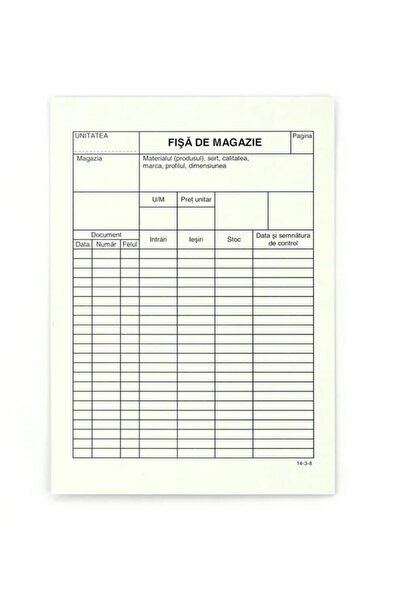 MC Micostore Fisa magazie a5
