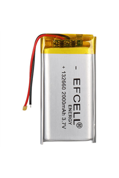 Powermaster Efcell 132660 2000Mah 3.7V Lityum Polimer (Li-Po) Şarj Edilebilir...