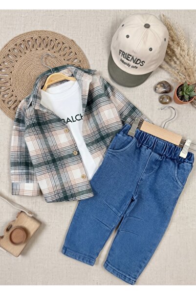 my petit panda Lumberjack Shirt, Friends Embroidered Hat, Long Sleeve Badi Ly...