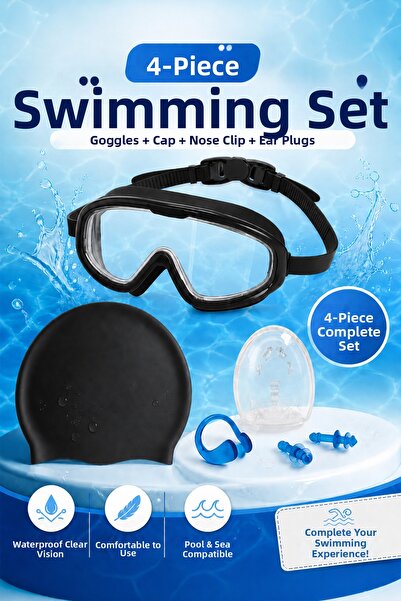 Onetick 4-Piece Pool Sea Swimmer Diving Mask Set