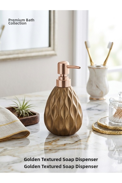 kasımoğulları concept Modern Antique Liquid Soap Dispenser 480 ml Stylish Bat...