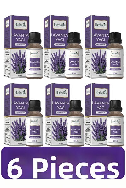 herbalıty زيت اللافندر 20 مل 6*قطعة