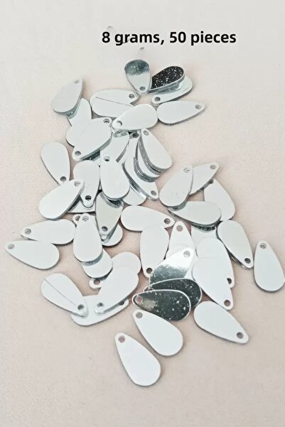 Mestore Oya Evening Dress Bracelet Necklace Plexi Metallic Plastic Sequins Si...