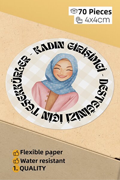 alışveriş kurdu ملصق لاصق لملصقات المنتجات الخاصة بتعبئة الشحن من قبل النساء ...