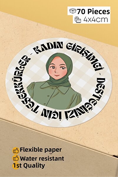 alışveriş kurdu ملصق لاصق لملصقات المنتجات الخاصة بتعبئة الشحن من قبل النساء ...