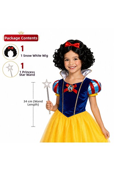 Marsilyan Snow White Wig and Star Wand Set 2 Pieces Rsieg430-Cc84