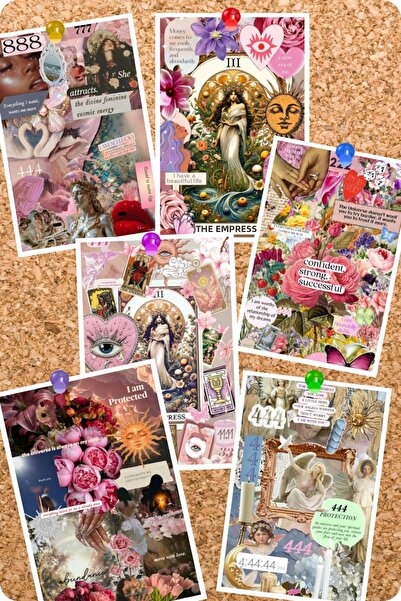 GameBulance Manifest & Affirmation Themed 6-Piece Board Card Set |   Law of A...