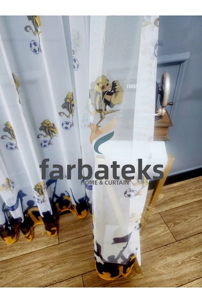 farbateks Fb Yellow Canary Lantern Fan Yellow Navy Blue 3 Layer Pleated Tulle...