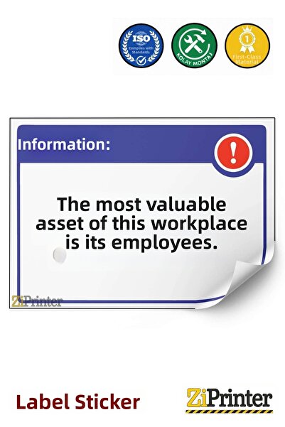 ZiPrinter Knowledge; These Are the Most Valuable Assets at the Workplace. Isg...