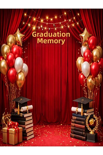 PROMISEBACKDROP2 تذكار التخرج، خلفية قماشية لأنشطة المدرسة مقاس 200×200 مع خي...