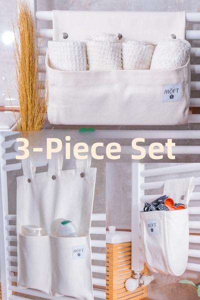 MÖFT 3-Piece Multi-Purpose Organizer Baby Stroller Organizer for Layout in Ba...
