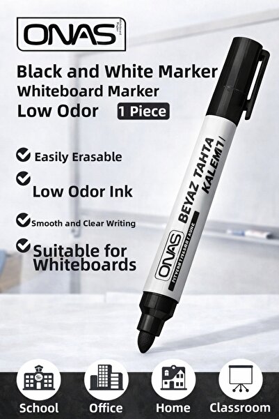 Generic Brand Onas Black and White Board Marker Whiteboard Marker Low Odor 1 ...