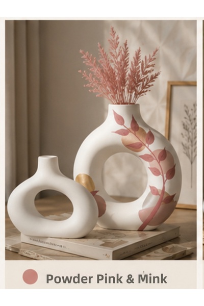 LUNİVAA HOME Modern Bohemian Home, Office and Gift Decorative Vase Set |   Ha...