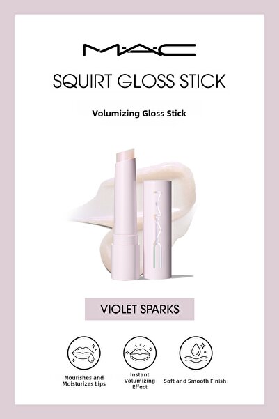 M.A.C M·A·C Squirt Gloss Stick Plumping Effect Stick Gloss - Violet Sparks