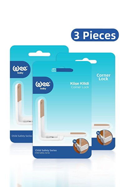 Wee Baby Screwless Baby Corner Lock (3X4=12 Pieces)
