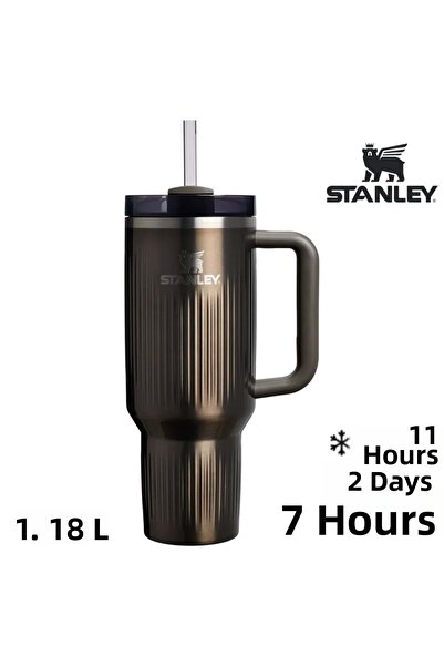 Stanley كويينشر ®   H2.0 كوب ترمس مضلع مع شفاطة، سعة 1.18 لتر، قارورة مع شفاط...