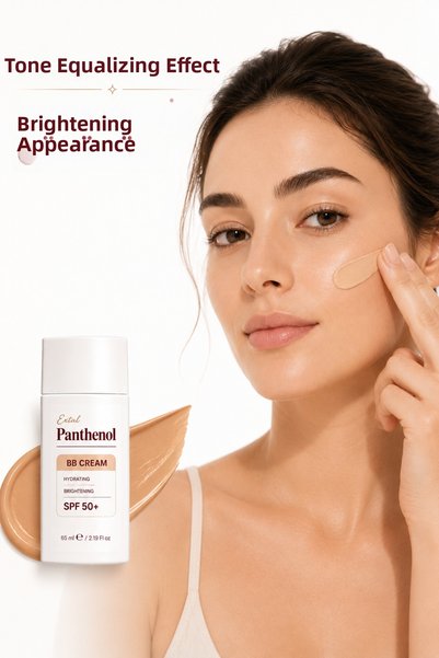 extal Panthenol Bb Cream Medium Liquid |   Spf 50+ Uva/Uvb 50 ml |   Moisturizing Illuminator |   Lightweight Structure Tone Equalizing Sunscreen