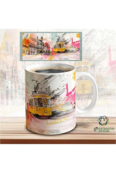 Ghostbastır Design Lisbon Mug Cup |   Single Piece K0301