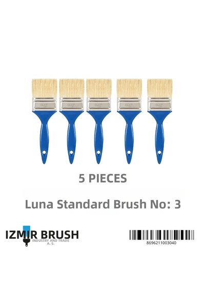 İzmir Fırça Luna Standard Trimming Brush No:3 (5 Pcs)