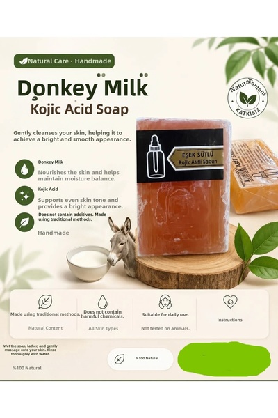 horoz köyü şifalı bitkiler Donkey Milk Kojic Soap